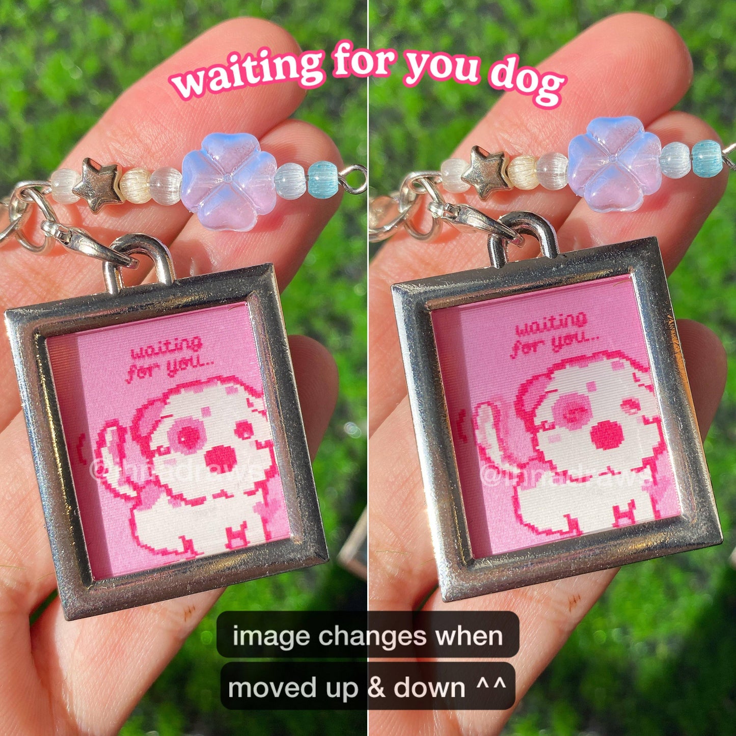 Dog and Cat Lenticular Keychains