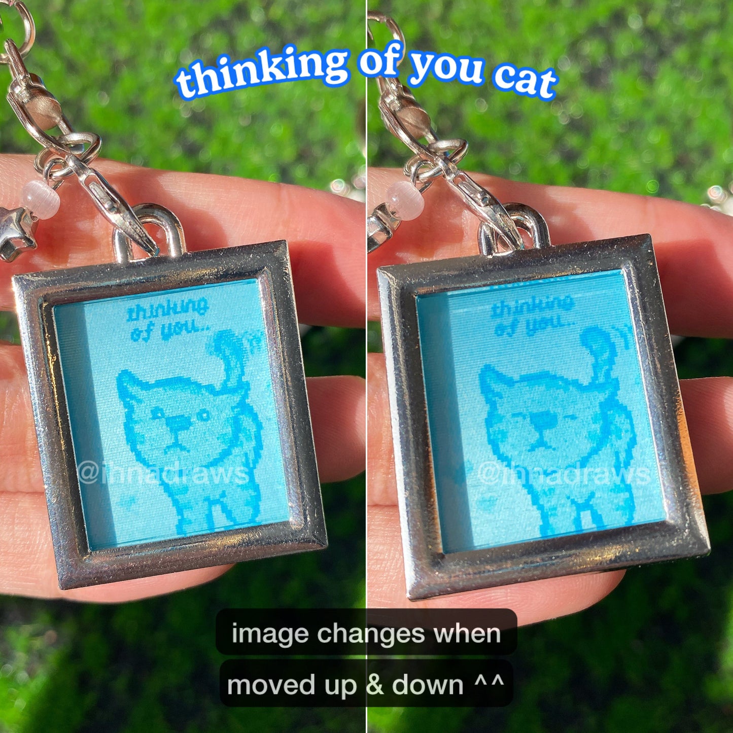 Dog and Cat Lenticular Keychains