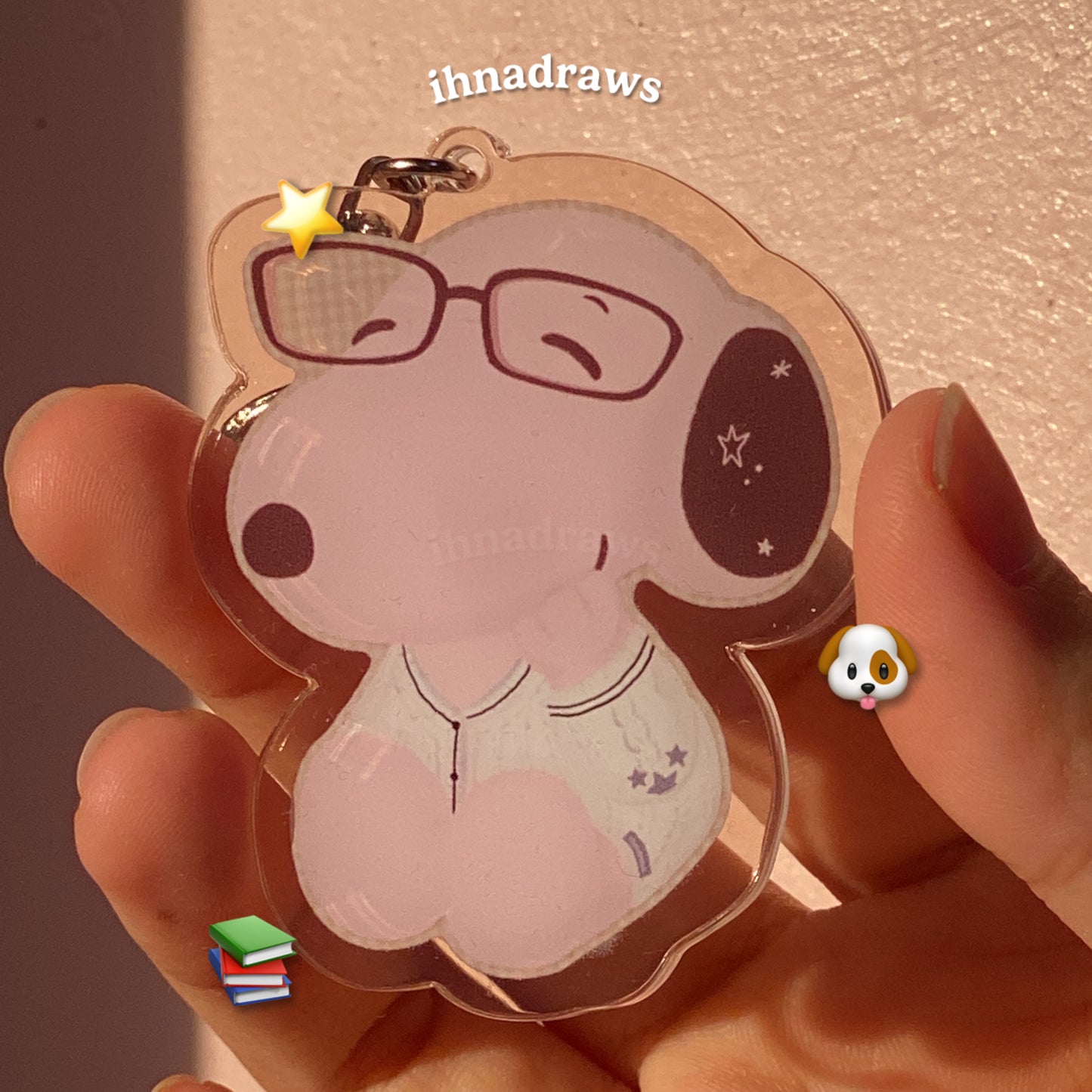 Cozy Beagle Dog and Bunny Keychains