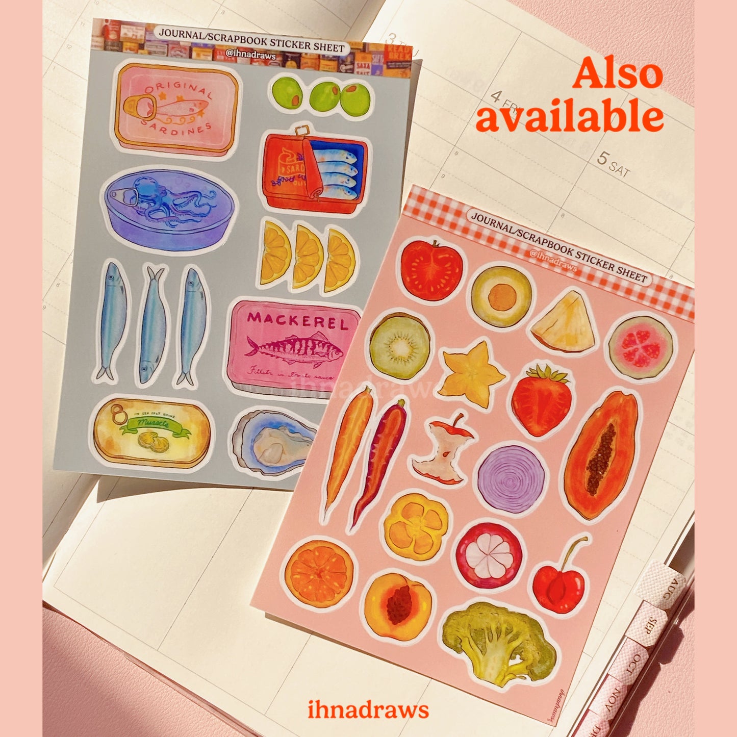 Tinned Fish Sticker Sheet