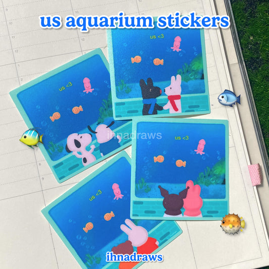 Aquarium Us Stickers