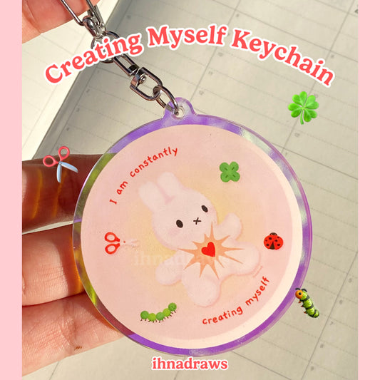 Creating Myself Keychain